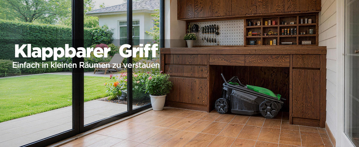 Kraftsense U20X  Slim 20V Akku-Rasenmäher bürstenlos 33 cm inkl. 1×5,0Ah Akku