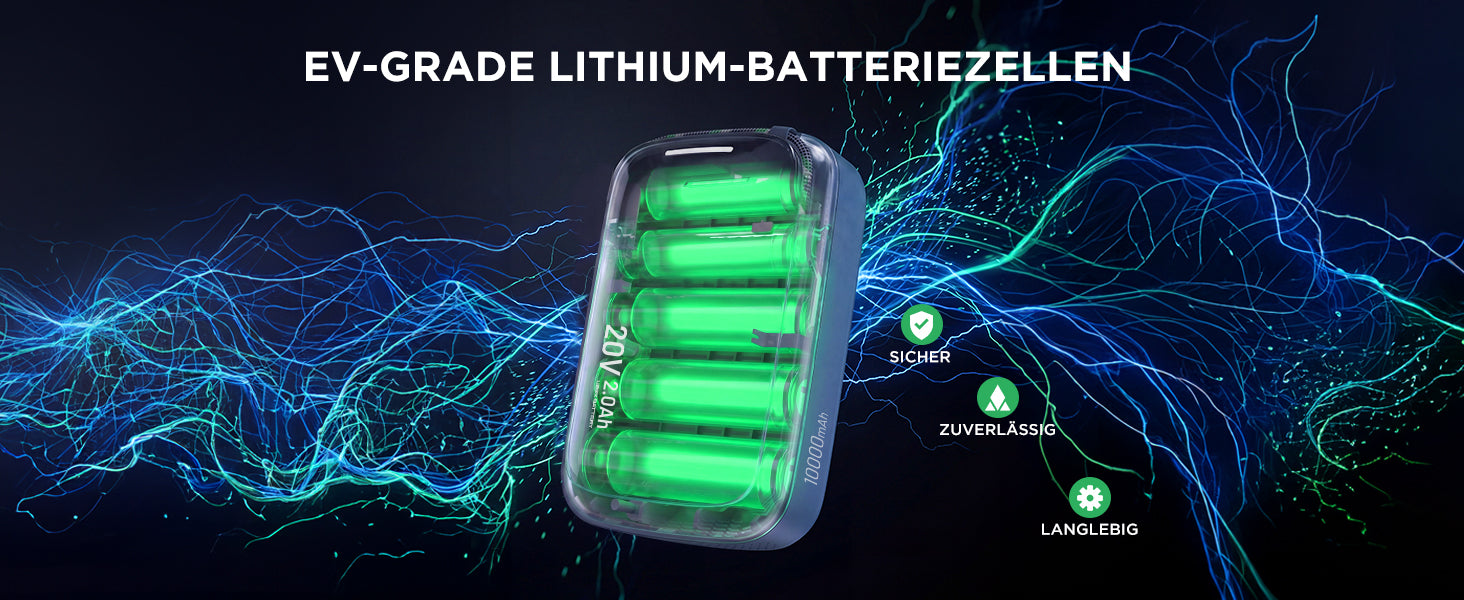 Kraftsense U20X  Slim 20V 2.0Ah Akku & Powerbank 2-in-1
