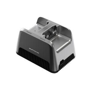 Bald erhältlich | Kraftsense U20X Slim 20V Schnellladestation für 2×4,0 Ah U20X Akkus – voll in 60 Minuten
